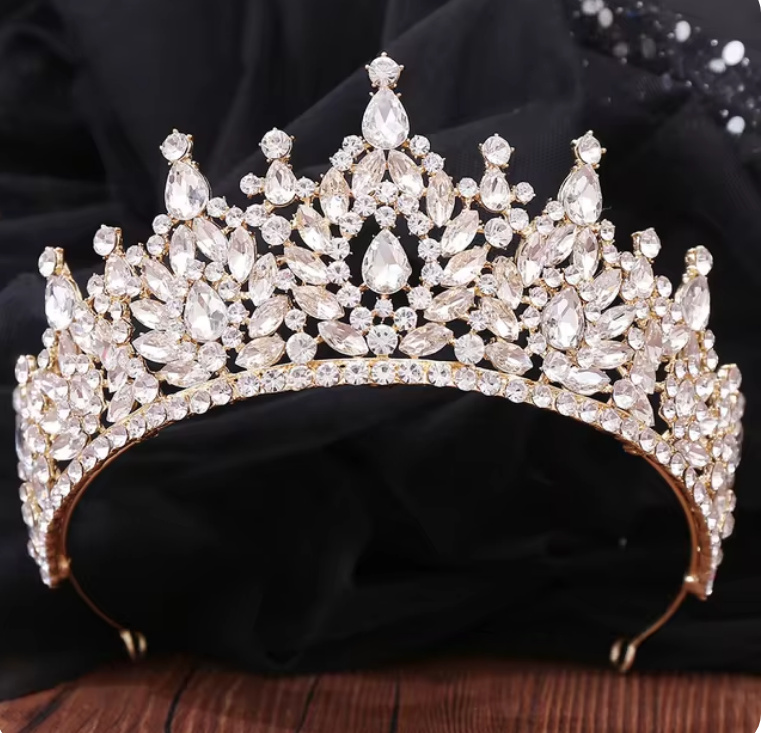 Christine Braut Tiara in Gold