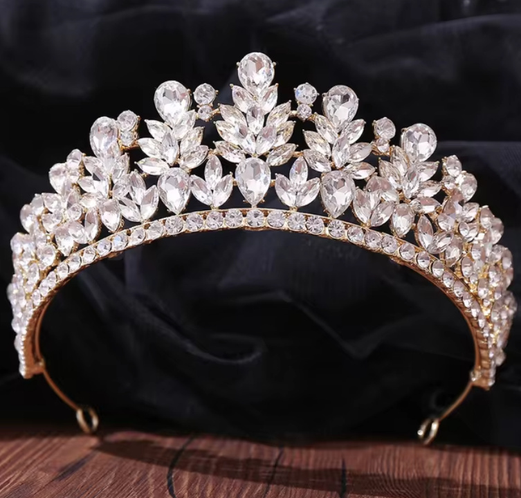 Colleen Braut Tiara in Gold