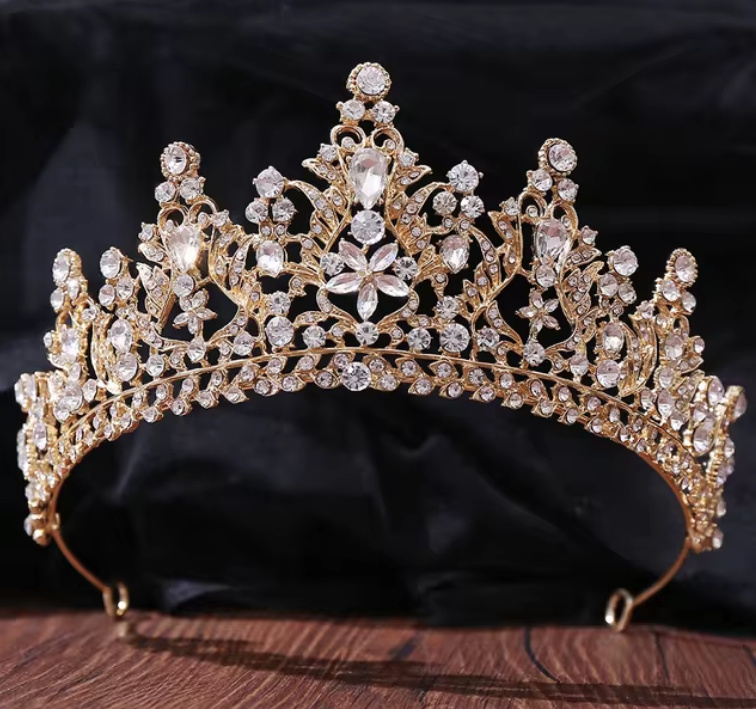 Connie Braut Tiara in Gold