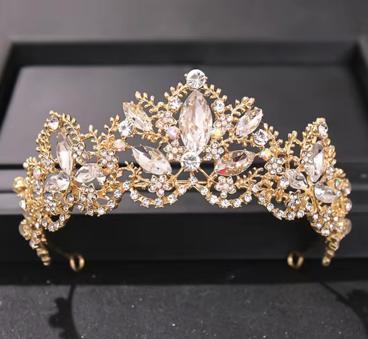 Conny Braut Tiara in Gold