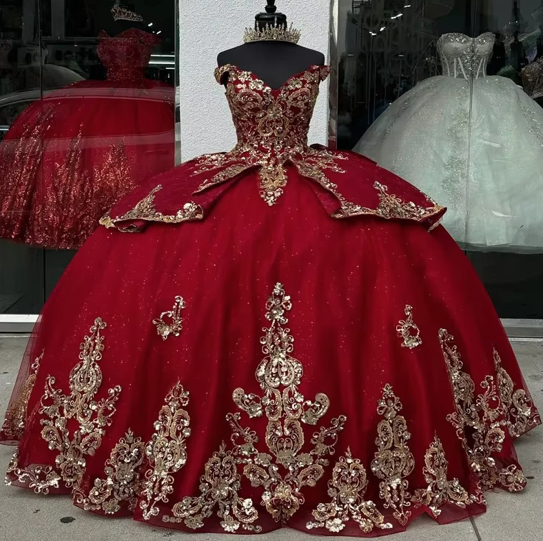 Prinzessin Ball Linie Brautkleid Dasianera Schulterfrei mit Spitze und Stickereien